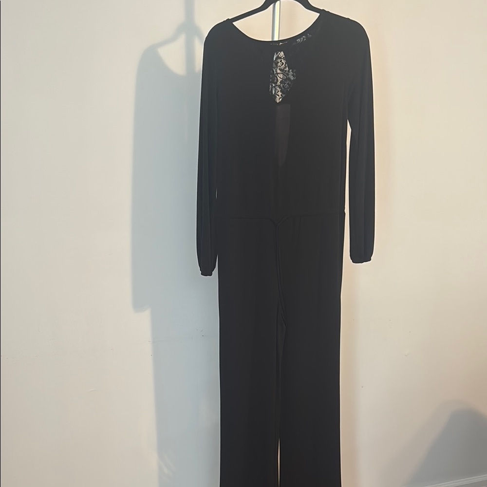 Chic Black Long Sleeve Jumpsuit